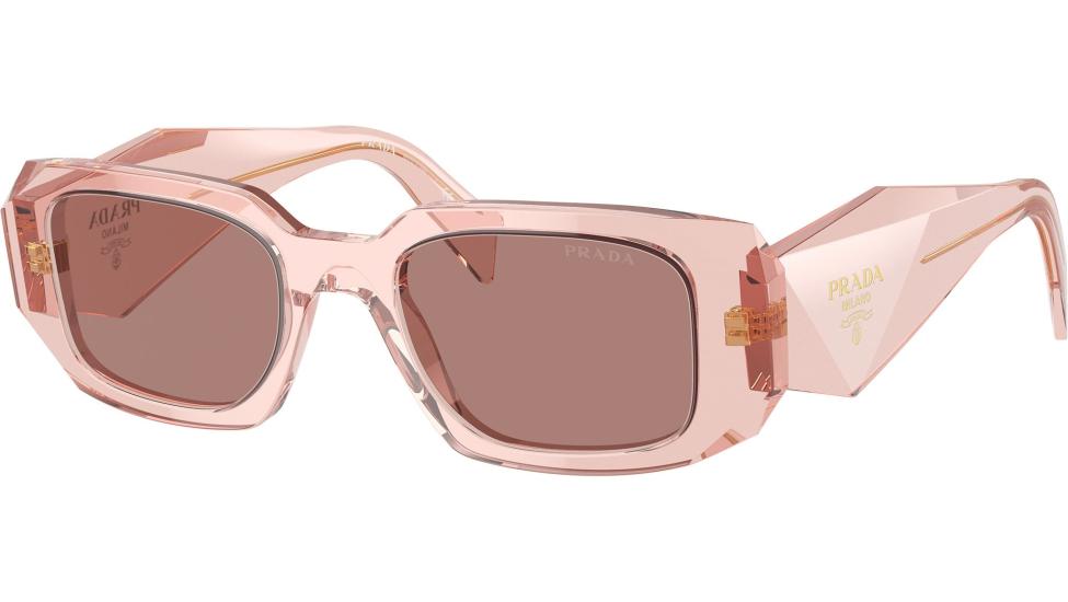 Prada PR 17WS (19Q10D) 49 | Unisex Şeffaf Pembe Güneş Gözlüğü